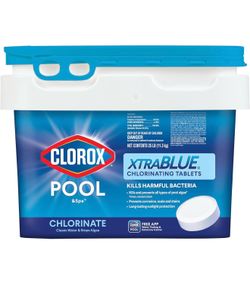 Clorox Pool & Spa XtraBlue Chlorinating Tablets, 25 lb