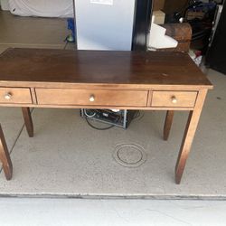 Free Desk With Hutch -ready For Refinishing 