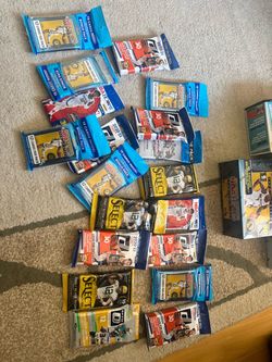 Box of Trading Cars (NBA/NFL)