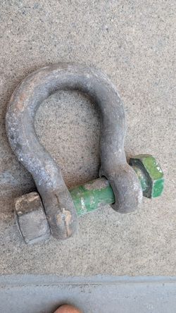 Holland Shackles 1 1/4" Green Pin Shackle Pair Please Read Heavy Duty Clevis 