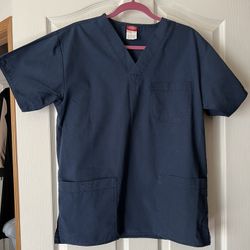 Navy Blue Unisex Scrubs