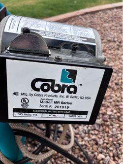 Cobra MR Series 75’ Electric Drain Snake Sewer Machine