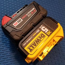 DEWALT AND MILWAUKEE RECYCLE BATTERIES