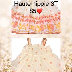 Haute Hippie Dress Girls Great Condition Size 3t Great Condition 💖💖2025A