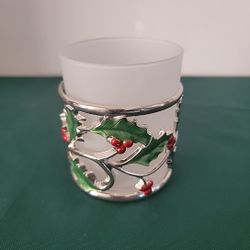 Lenox Holiday Votile Holly and Berries.