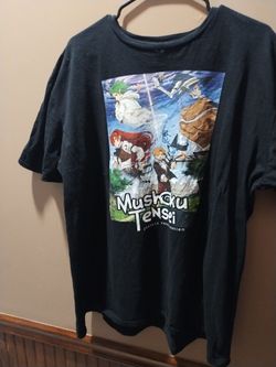 Men's Mushoku Tensei Jobless Reincarnation 2XL Anime Shirt