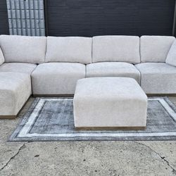 Brand New Sectional With Ottoman 