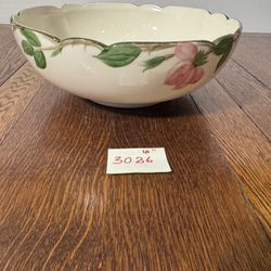 Franciscan Desert Rose VINTAGE 10 inch salad bowl 1949 through 1953