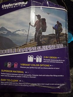 Underwood double sleeping bag