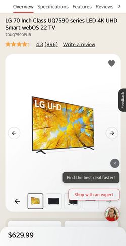 LG 70 inch Tv