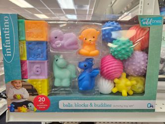 Balls, Blocks, Buddies activity set