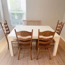 4 Ladder Back Wooden Chair