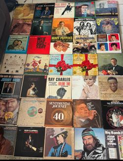 Large Collection of Vintage Vinyl Records