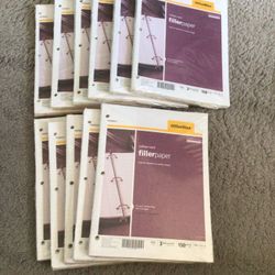 College Ruled Filler Paper $20