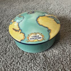 Tiffany & Co, Tauck World Discovery Porcelain Dish With Cover