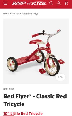 Red flyer tricycle