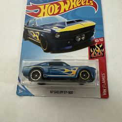 Hot Wheels 2019 33/250 Flame Series 10/10 1967 Shelby Gt500 new on card B9