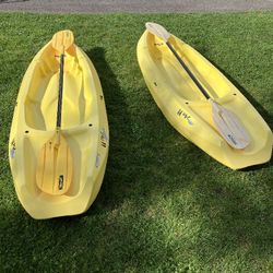 Kids Kayaks with Paddles