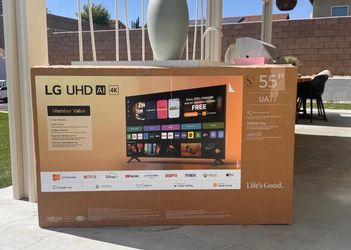 MV 55” Lg smart 4k led Uhd tv