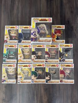 My Hero Academia Lot of Funko Pops