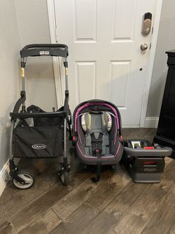 Graco Stroller, Car Seat and Base Travel System