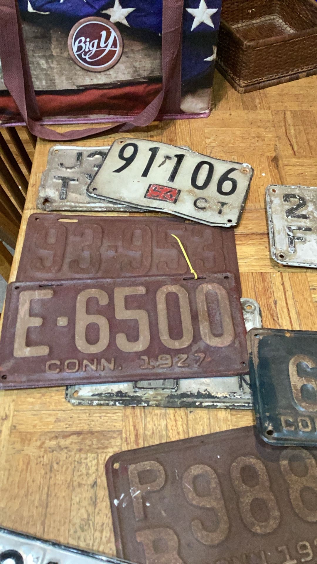 License Plate Collection 14 Plates