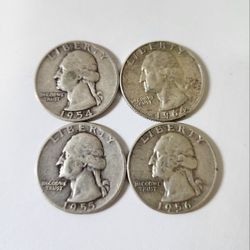 U.S. 25c Silver Quarter Roll 40QTY 