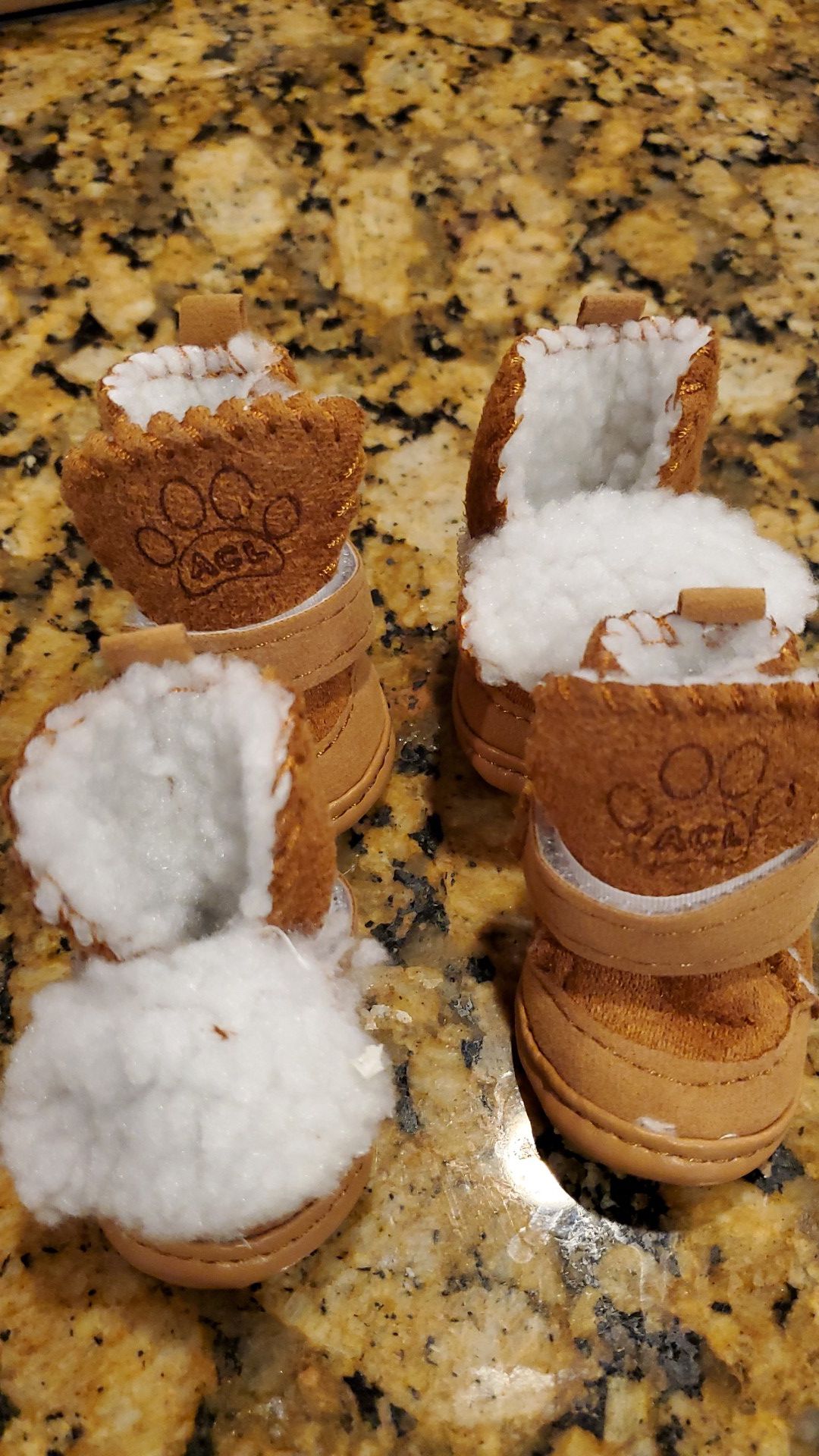 ACL Size 2 fluffy dog boots