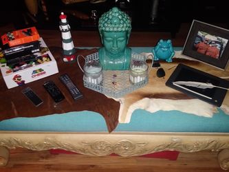 Center Table With Hidden Compartment 