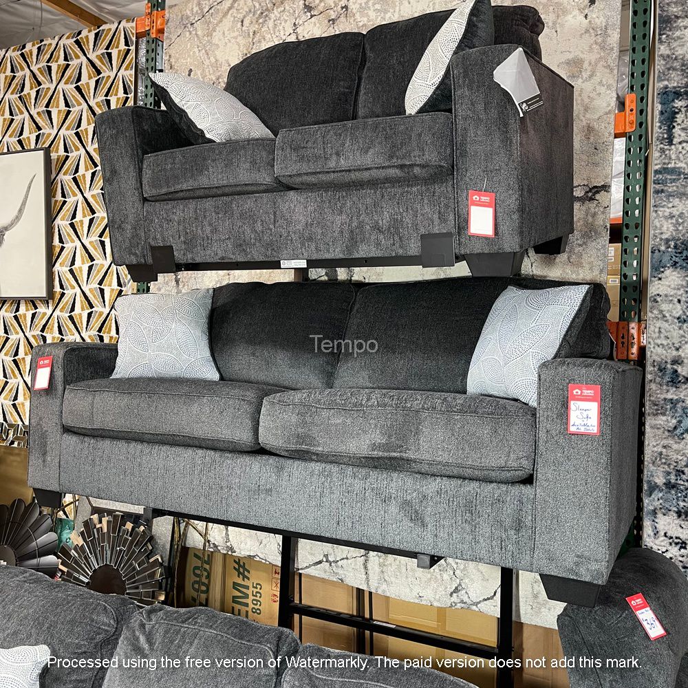 Holiday Sale, Same Day Delivery Sofa and LoveSeat Set, 2 Color Options Sku#1087213