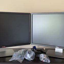 Matched pair of Dell Computer Monitor P2314Ht