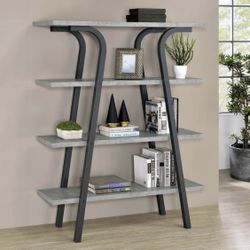 4-tier Rectangular Bookcase