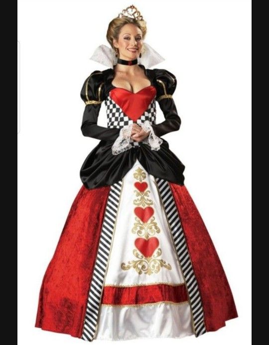 Halloween Costume Queen of Hearts Dress 