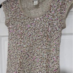 Vintage sequin top