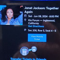 Janet Jackson Concert Tickets
