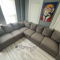 GREY SECTIONAL! BEST OFFER!! 