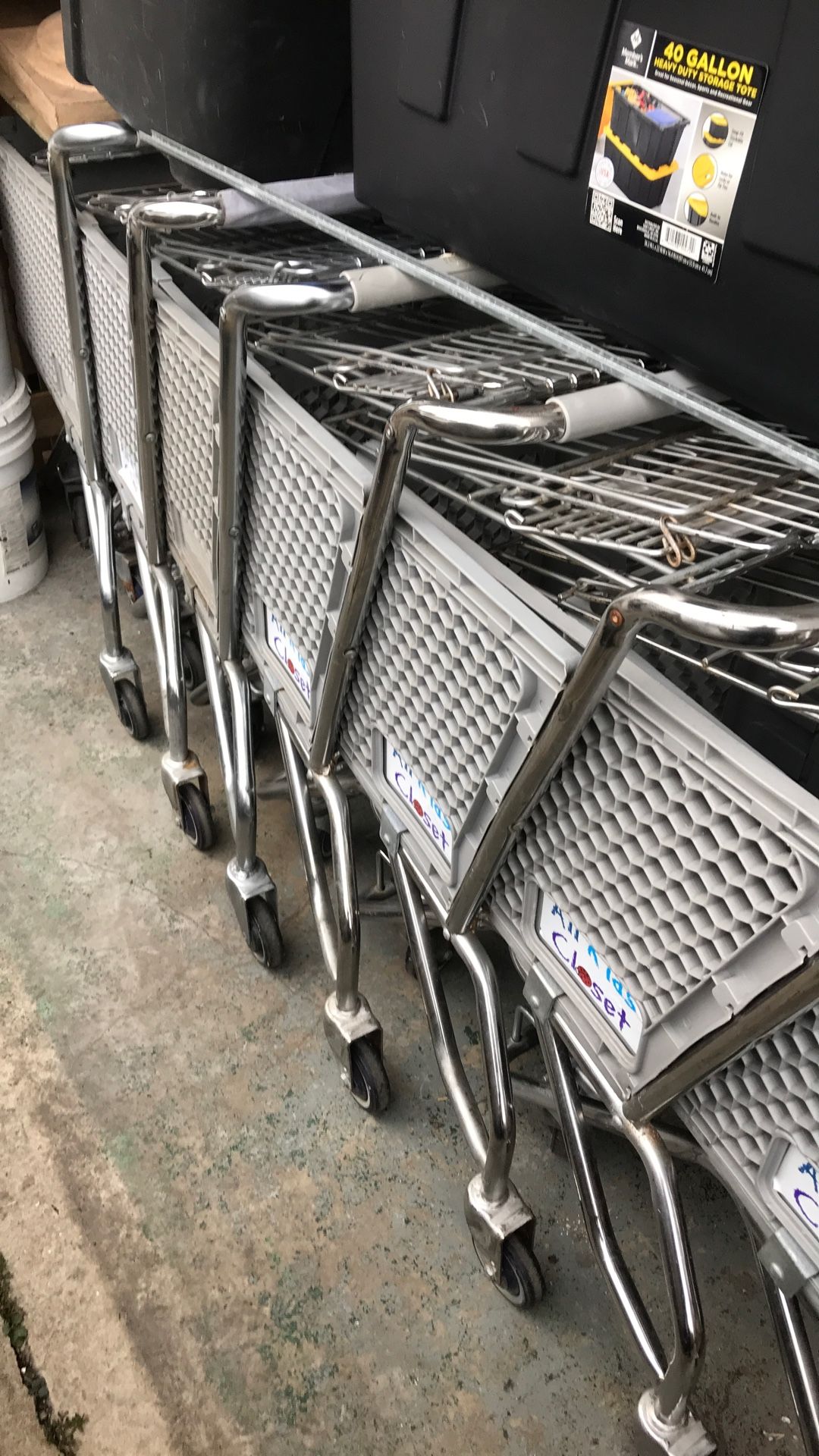 Shopping Carts  $75 EACH