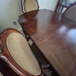 Wooden 6-chair Dining Room Set