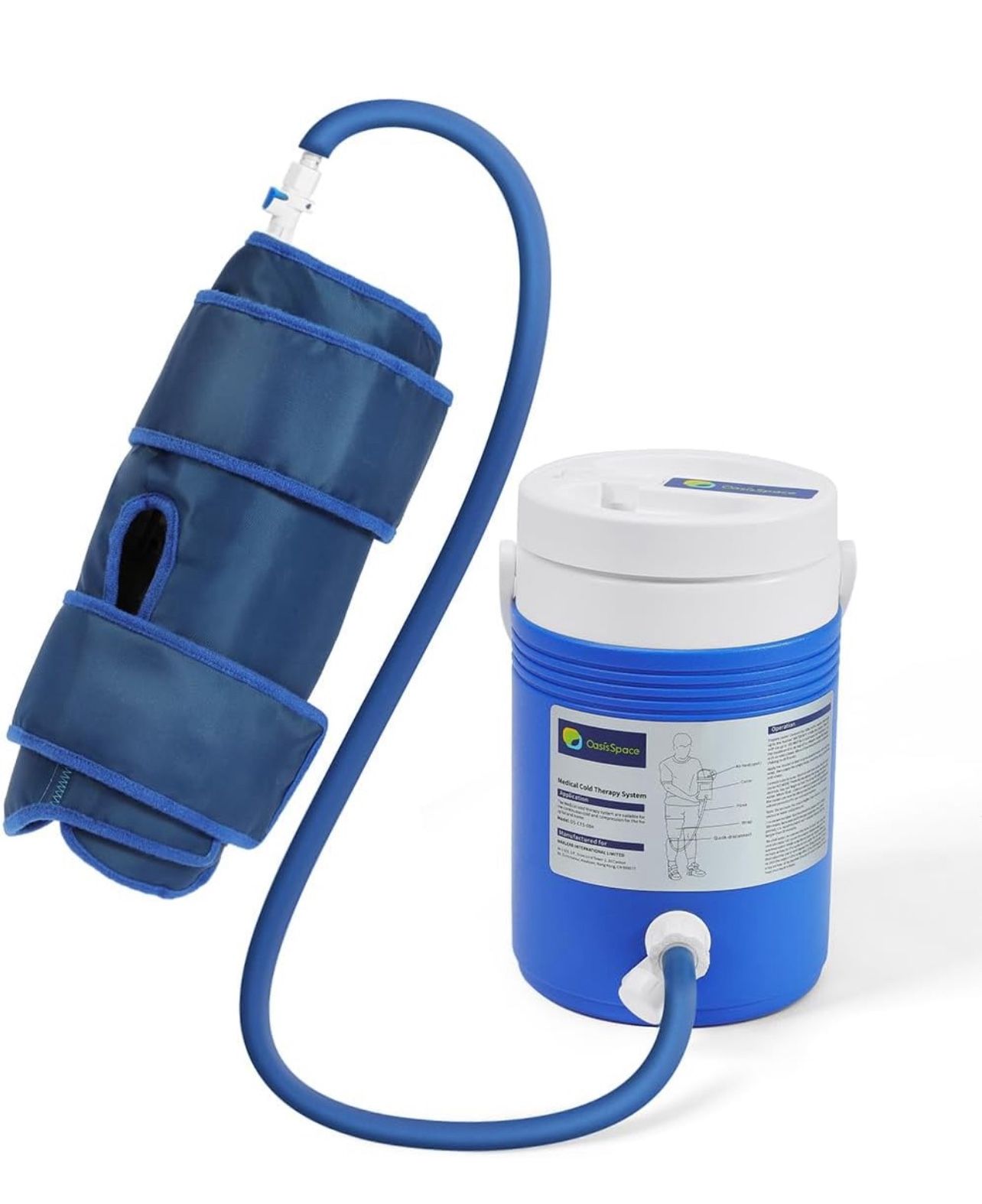 Cold Therapy Ice Machine,Portable Ice Machine for Knee After Surgery,Low Noise Cold Circulation Therapy System Helps Reduce Swelling