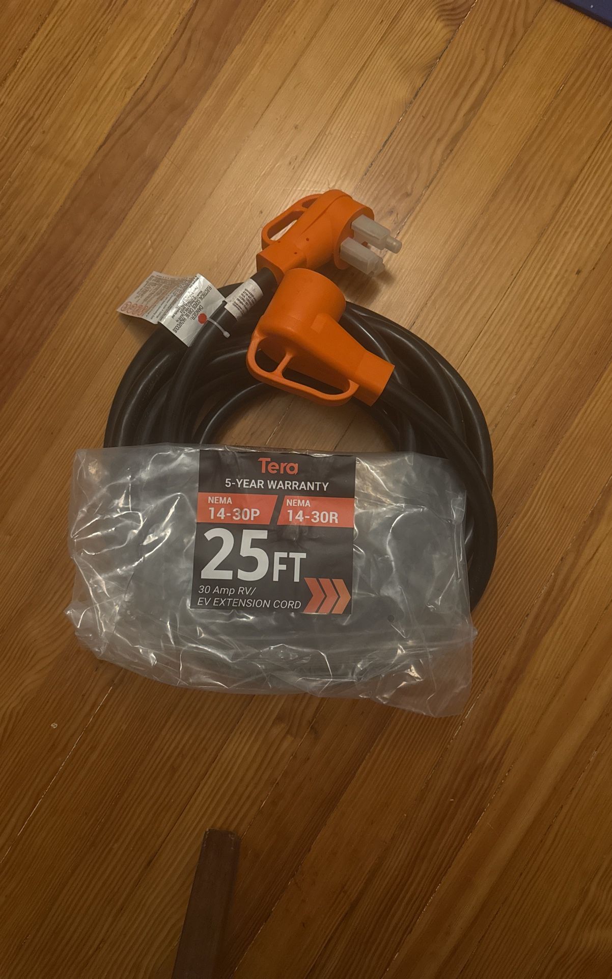 30 Amp 25’ Foot Extension Cord (14-30p 14-30r)