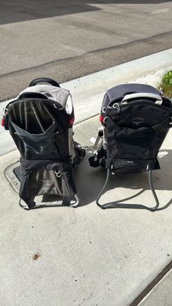 Osprey Poco & Poco AG Plus Child Hiking Carriers – Excellent Condition – Bundle