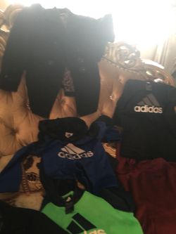 Addidas and two coats