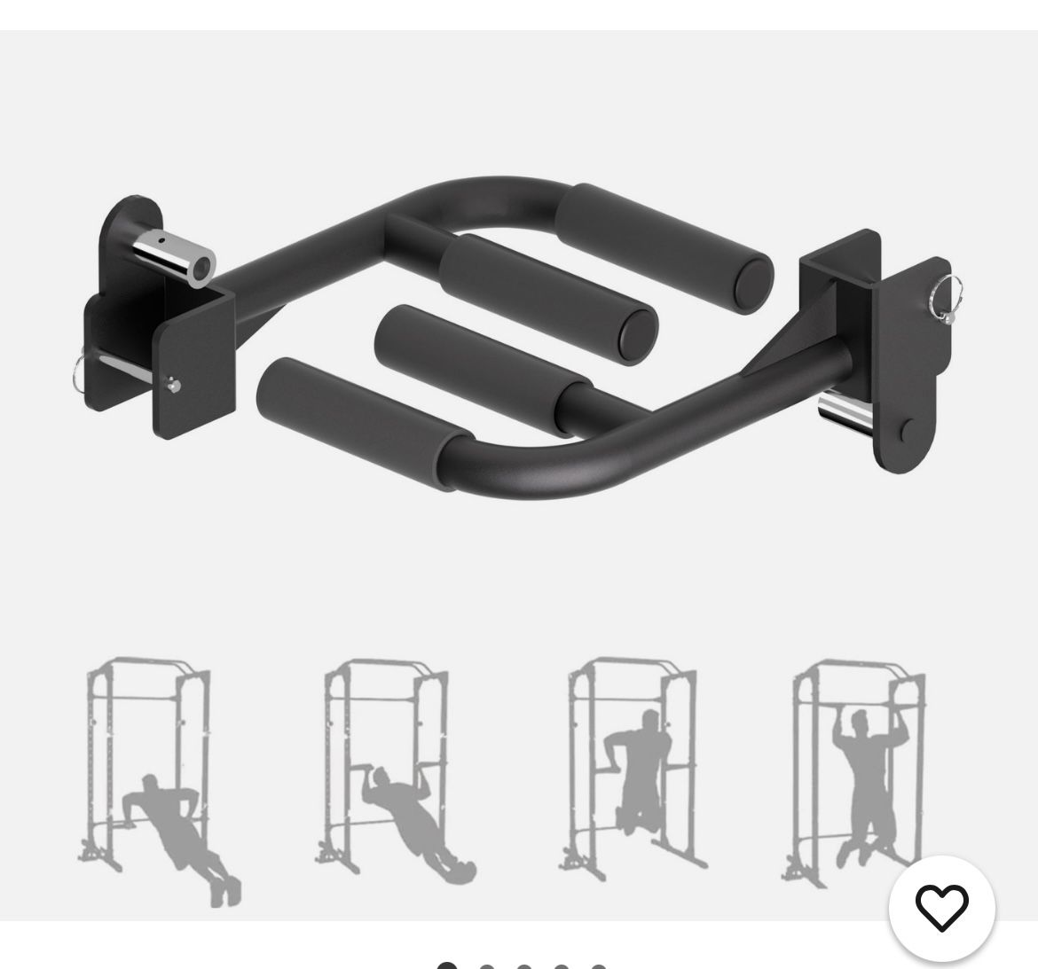 Multi-grip Dip Bars Attachment