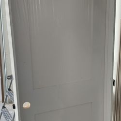 2-Panel Shaker primed Interior PreHung Wood Door Unit 