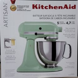 KitchenAid Artisan Pistachio Stand Mixer - KSM150PSPT
