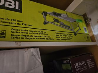 Ryobi 7 inch diamond wet saw $65 firm price