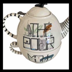 Anthropologie Florence Balducci Baloo Animal Alphabet 3 Piece Teapot