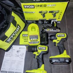 Ryobi 2-tool Kit w/extra battery