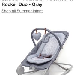 Summer Infant 2 In 1 Bouncer/rocker  New 
