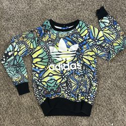 Adidas butterfly Print Sweater